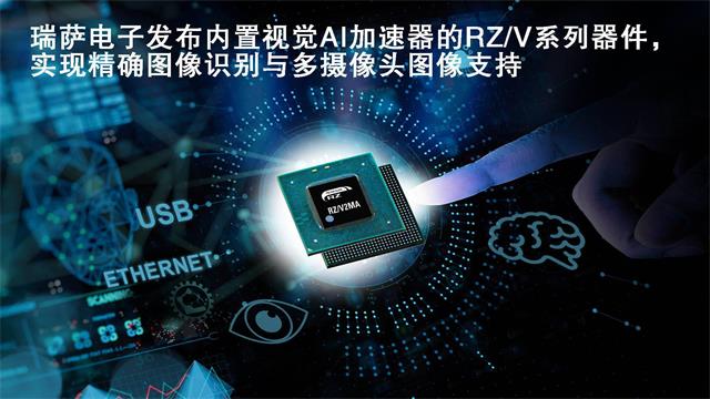 Renesa Electronics released RZ/V series devices with built-in visual AI accelerator