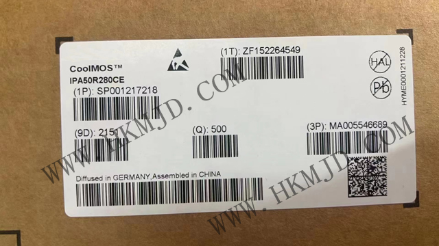 Supply Transistor IPA50R280CE N-channel MOSFET N-CH 500V 13A TO220-FP