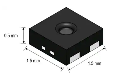 (Recovered sensor) Sensirion SHT40-AD1B-R3 Digital humidity and temperature sensor ±1.8% RH SMD