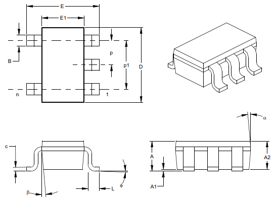 (Microchip) Temperature Sensor TC77-5.0 MCTTR-VAO Digital, Local -40 ° C ~ 125 ° C 12 B SOT-23-5