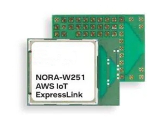 u-blox's NORA-W251AWS-00B (AWS) ExpressLink series standalone multi-radio modules