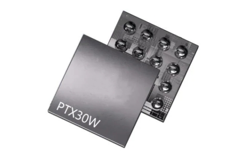 Highly integrated, scalable PTX30WCC16D7A1 NFC WLC monitor with I²C interface and onboard PMICandLDO