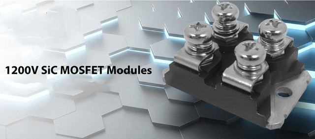 Semiconductor distributor: Automotive grade SiC MOSFET Modules, SiC Schottky diode modules