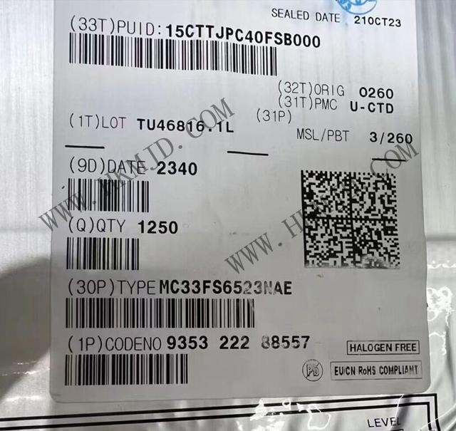 Supply NXP MC33FS6523NAE Safety Power System Basis Chip With CAN FD And LIN Transceivers