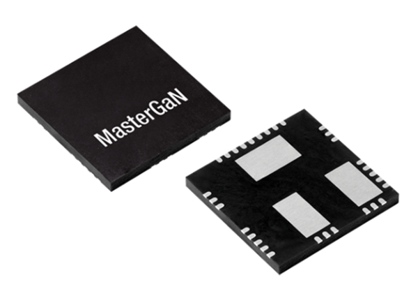 ST announces the MASTERGAN1TR, a GaN half-bridge device for high power density applications