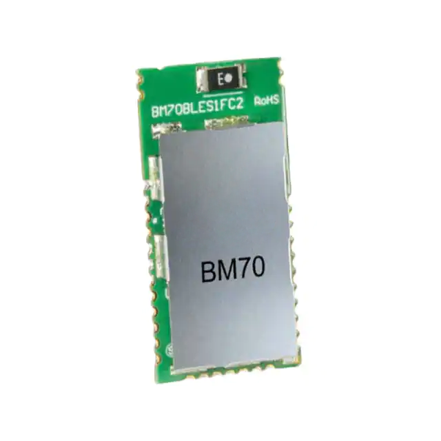 Distribution Bluetooth Low Power Module (BM70BLES1FC2-0002AA) Bluetooth 4.2 BLE Shielded, Antenna