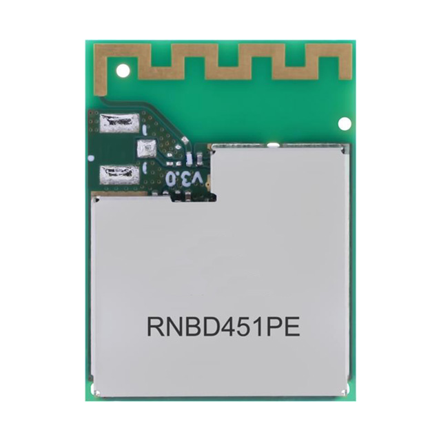 Bluetooth v5.2 Module [Microchip] RNBD451PE-I100 64MHz Bluetooth® Low Energy Module