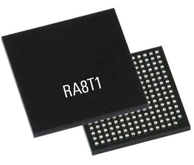 Renesas RA8T1 High Performance Motor Control Microcontroller: R7FA8T1AHECBD (MCU)