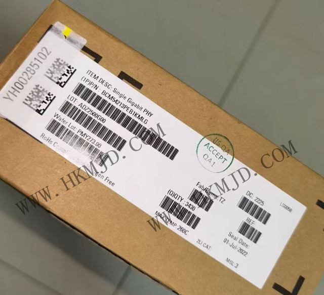 [Sell Broadcom] Single Port BCM54213PEB1KMLG Gigabit Ethernet Transceiver