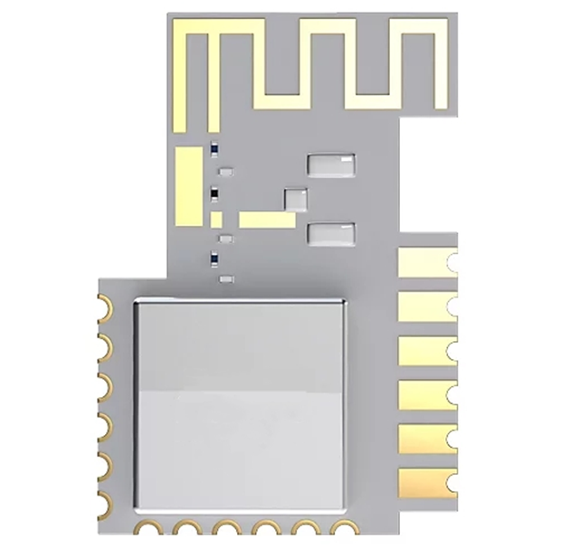 The MGM240LD22VIF2 design is based on the xG24 SoC and provides matter-ready smart home connectivity