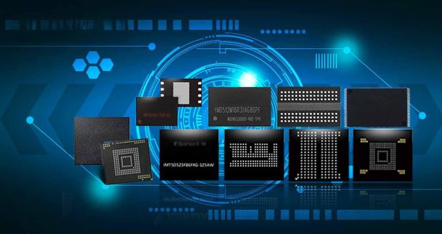 Recycled Memory Chips, NOR Memory, EEPROM Memory, NAND Memory, eMMC Memory