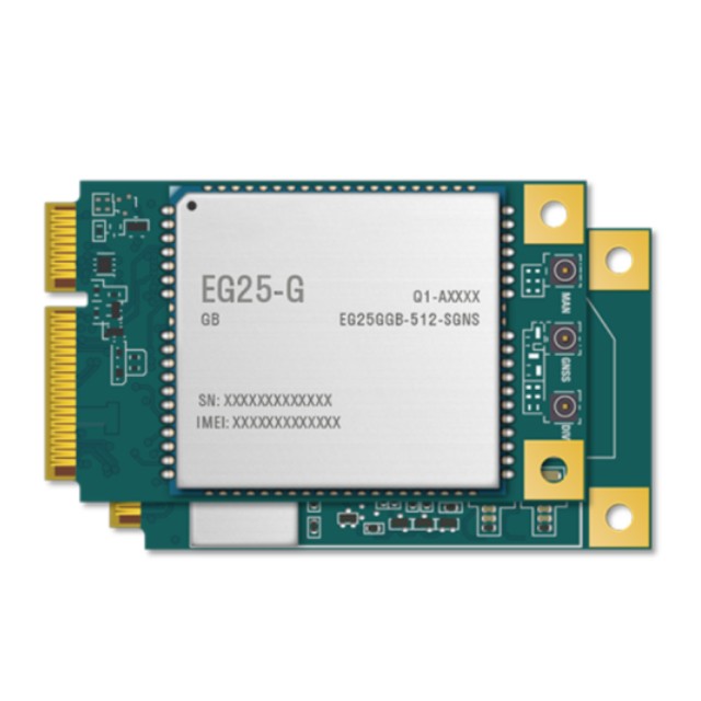 Quectel LTE Cat 4 Module EG25GGB-MINIPCIE-S Designed for M2M and IoT Applications