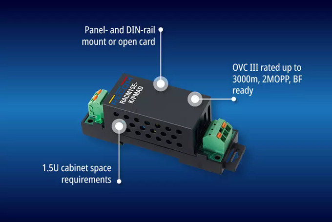 RECOM introduces the RACM15E-K series of AC/DC converters for off-board and DIN rail mounting