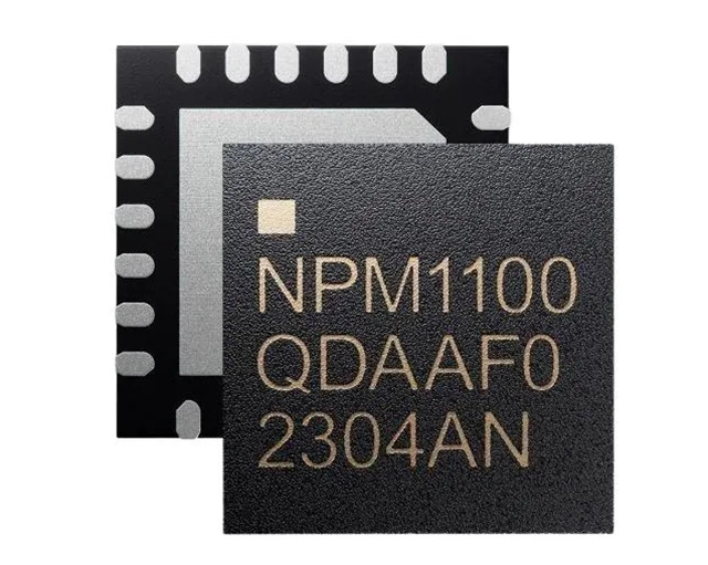 Nordic NPM1100-QDAA-R7 Ultra-small Power Management IC (PMIC) for battery charging and power supply