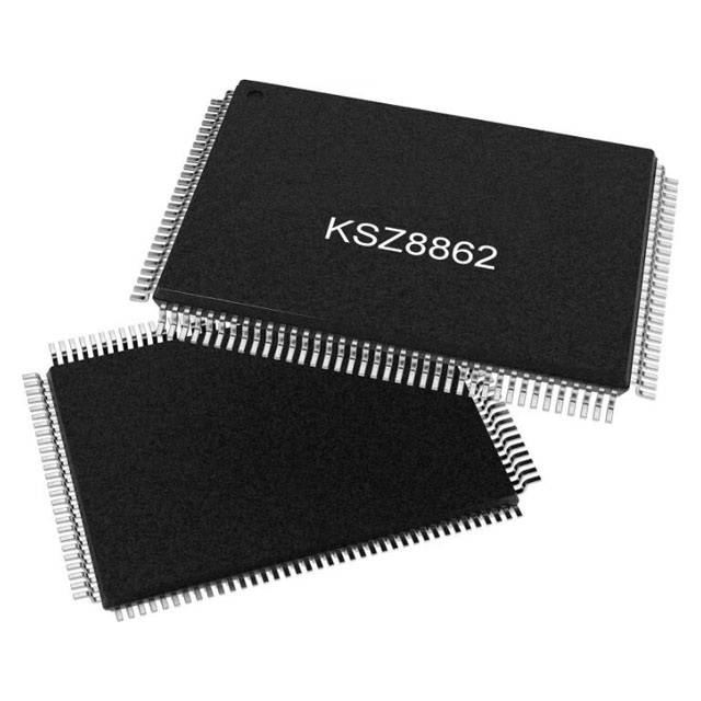 Supply, Recycle [Microchip] KSZ8862-32MQL Two-Port Ethernet Switch With Fiber Support
