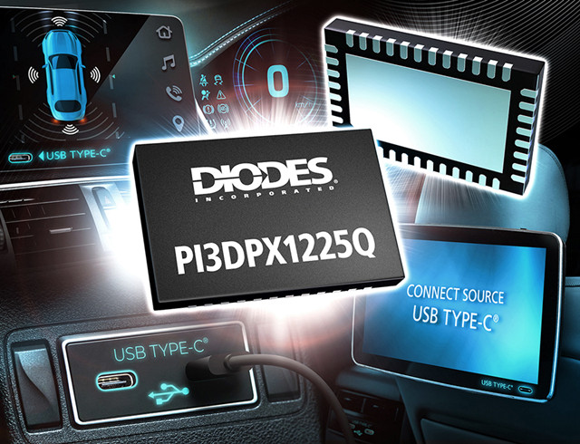 Diodes Introduces 10Gbps Automotive-Compliant Active Crossbar Multiplexer