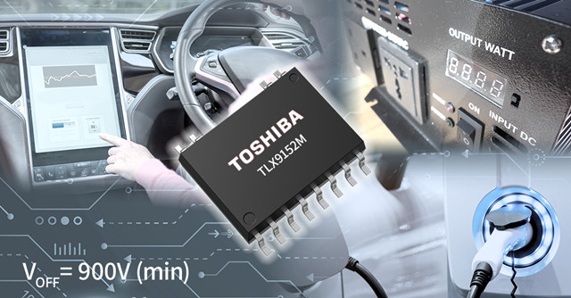 Toshiba Launches New 900 V Output Withstand On-board Optical Relay for Electric Vehicle BMS