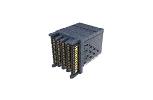 Recycled 10125350-101LF (Amphenol) 2.00mm ExaMAX ® 56Gb/s 92Ω High Speed Backplane Connector