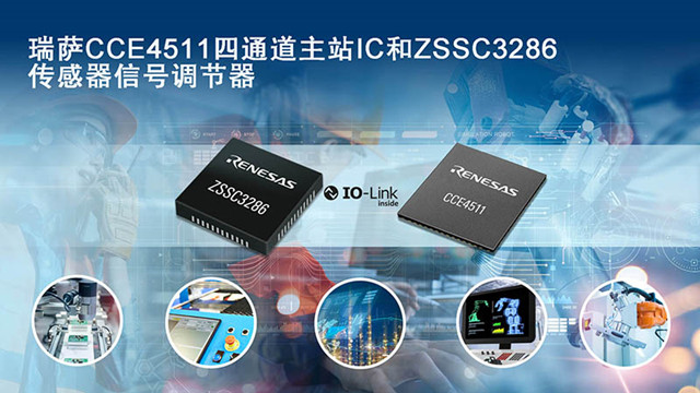 RENESAS Releases CCE4511 Quad Master IC and ZSSC3286 Sensor Signal Conditioner