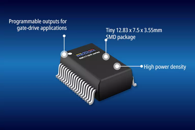 RECOM introduces new micro DC/DC converters for grid-driven applications