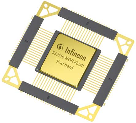 Infineon Launches Industry's First QML Certified 512 Mbit NOR Flash Memory for Space Applications