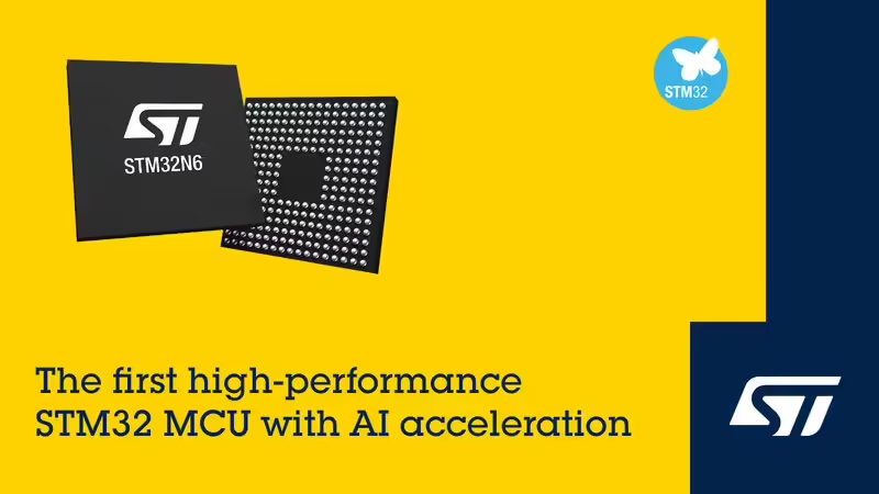 STMicroelectronics launches STM32N6, the first STM32 microcontroller family with a built-in NPU