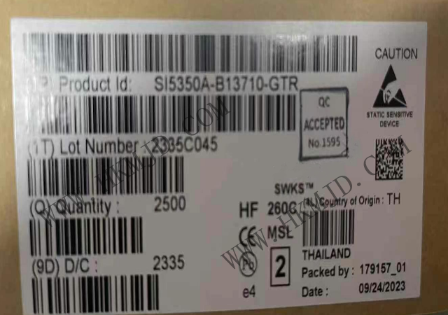 High Performance Clock Generator SI5350A-B13710-GTR Generates Clock Signals of Arbitrary Frequency