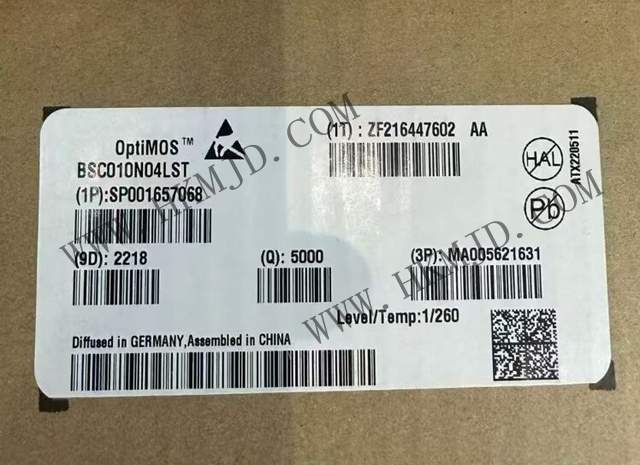 [MOSFET Transistors] BSC010N04LST OptiMOS™ 5 Power MOSFETs