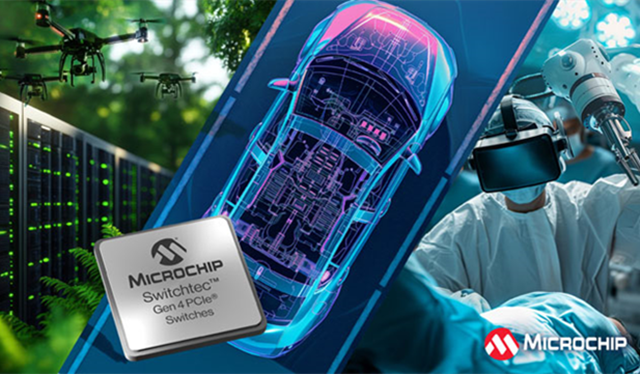 Microchip Introduces New Switchtec PCIe 4.0 16-Lane Switch Family