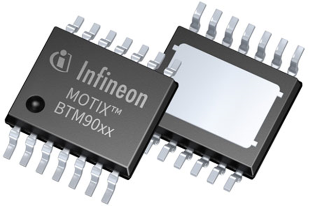 Infineon Introduces New BTM90xx Full-Bridge ICs for Smart Brushed DC Motor Applications