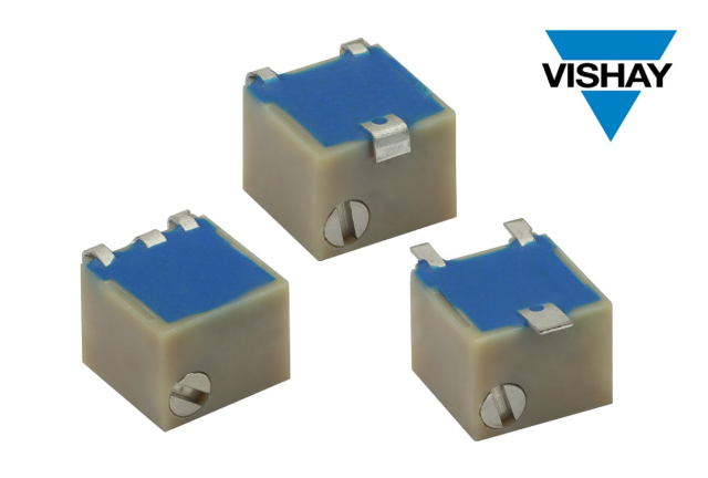 Vishay Introduces Miniature Hermetically Sealed Multi-Turn SMD Trimmer Potentiometers