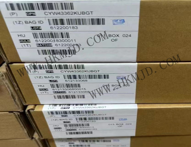 Cypress CYW43362KUBGT Single-Chip Integrated 2.4GHz IEEE 802.11™ Wi-Fi 4 Chip
