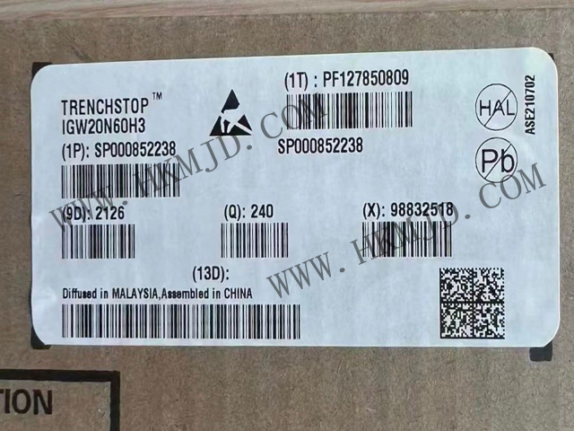 [Distribution Of Infineon IGBT Transistors] IGW20N60H3 600 V, 20 A IGBT Discrete in TO-247 Package