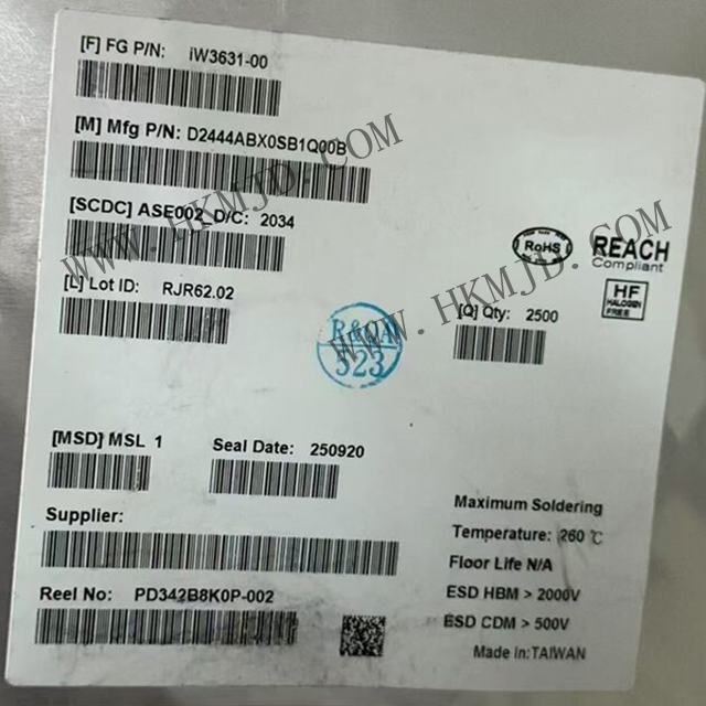 Stock Supply IW3631-00: High Performance, Highly Integrated LED Driver Controller