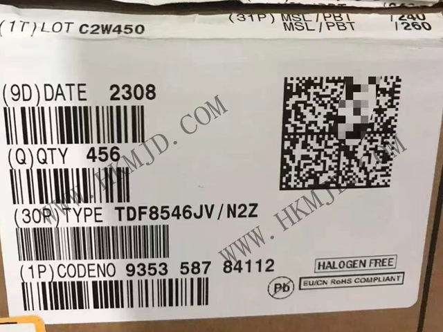 TDF8546JV Car Audio Amplifier——I2C Bus Controlled 4 x 45 W High Efficiency Amplifier