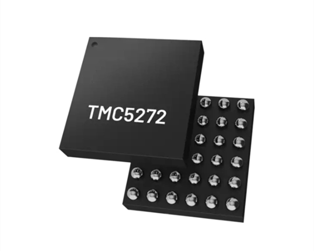 TMC5272AWX Stepper Motor Driver IC with Serial Communication Interface (SPI and UART)