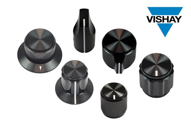 Vishay introduces new control knobs for easy operation with bare hands or gloves