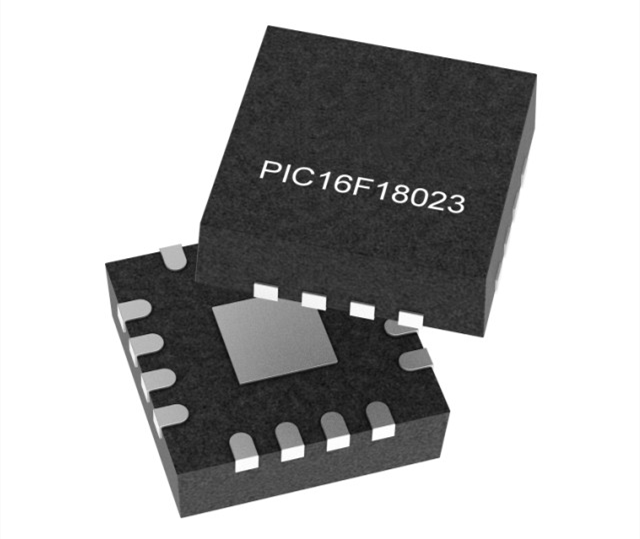 Microchip PIC16F18023-I/MG MCU: 32MHz, 8-bit PIC16F Microcontroller (3.5KB Flash) QFN-16