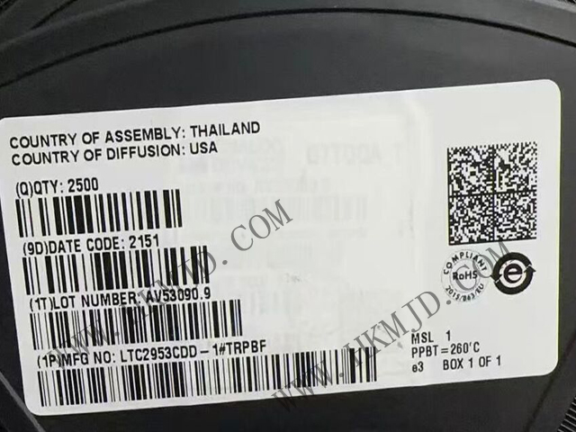 ADI LTC2953CDD-1 Push Button On/Off Controller With Voltage Monitoring