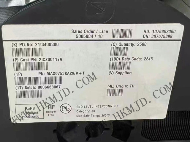 MAX6753KA29