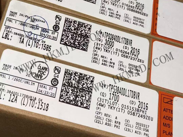 TI TPS3840DL17DBVR High Input Voltage Monitor with MR and Programmable Delay
