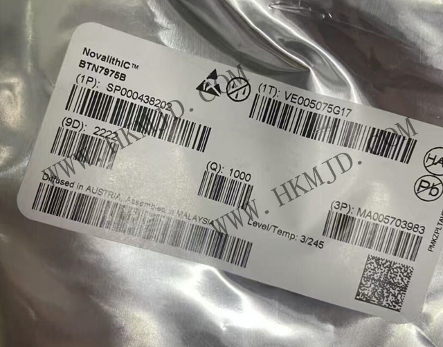 Infineon BTN7975B High Current PN Half Bridge Motor Drive