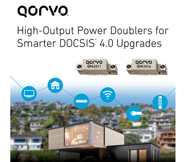 Qorvo Announces Two New High-Output Power Multipliers, QPA3311 and QPA3316