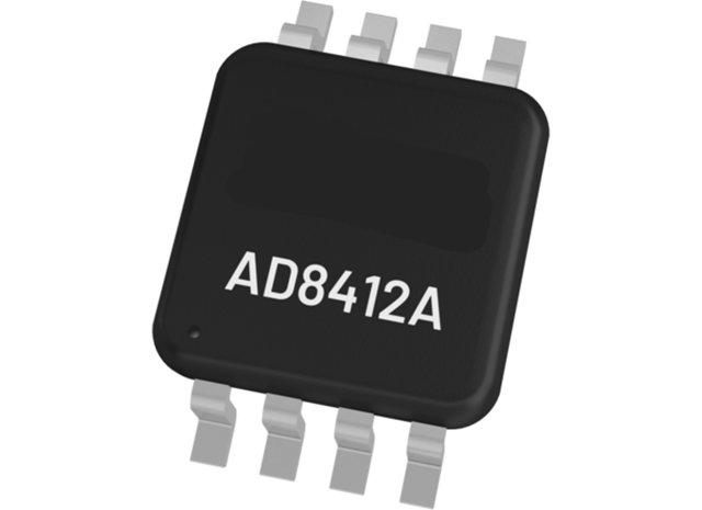 AD8412ABRMZ Current Sense Amplifier: 1.8 MHz High Bandwidth, − 2V to 50V Wide Input Voltage Range