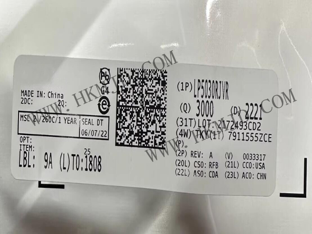 [Supply] LP5030RJVR (TI) 12-Bit PWM Ultra-low Quiescent Current I2C RGB LED Drivers