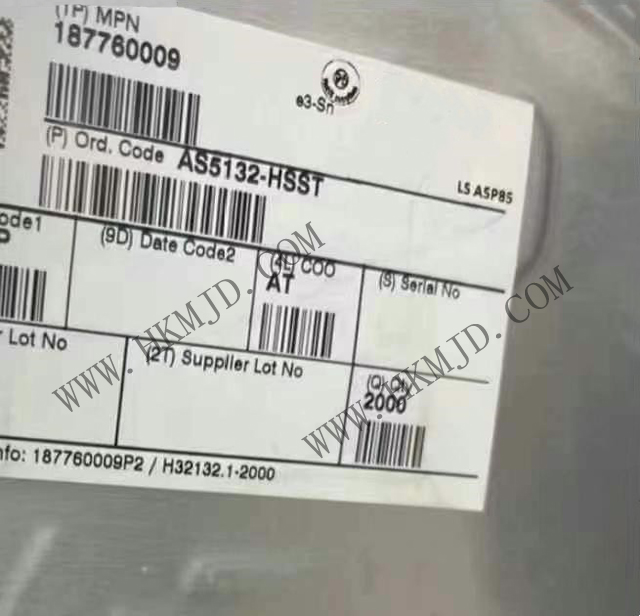 AMS AS5132-HSST Rotary Encoder 360º Programmable High Speed Magnetic Position Sensor
