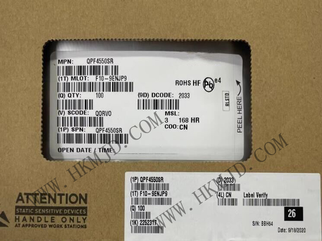 Long-term Supply Of Qorvo RF Front-End (QPF4550SR) 5GHz Wi-Fi 6 RF Front-End Module