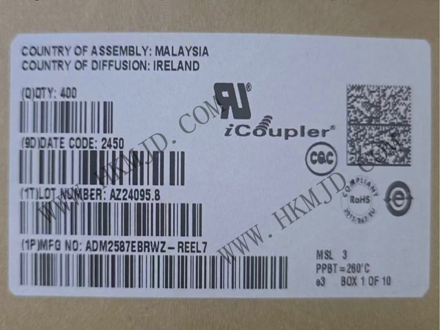 Original IC Chips——Supply ADM2587EBRWZ (ADI) Isolated RS-485 Transceiver