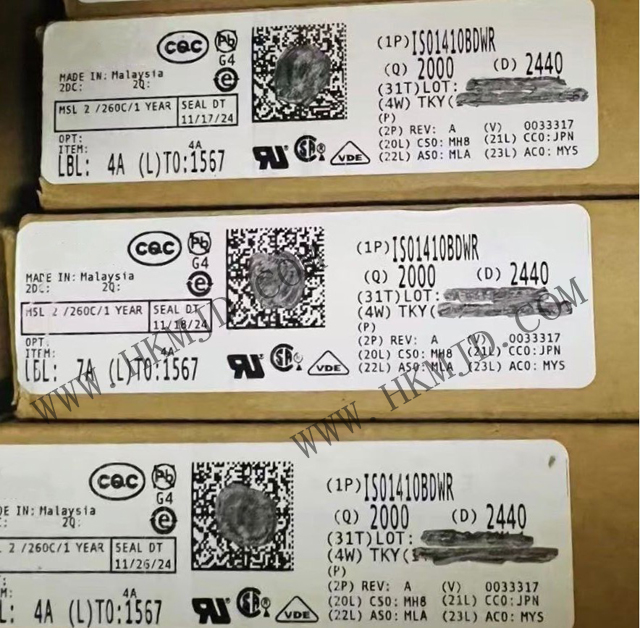 [Supply Original IC] ISO1410BDWR (TI) Galvanically-Isolated Differential Line Transceivers