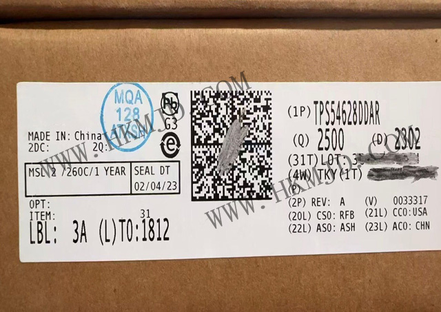 [Original TI Converter] Supply TPS54628DDAR 6A, Synchronous Step-Down Converter